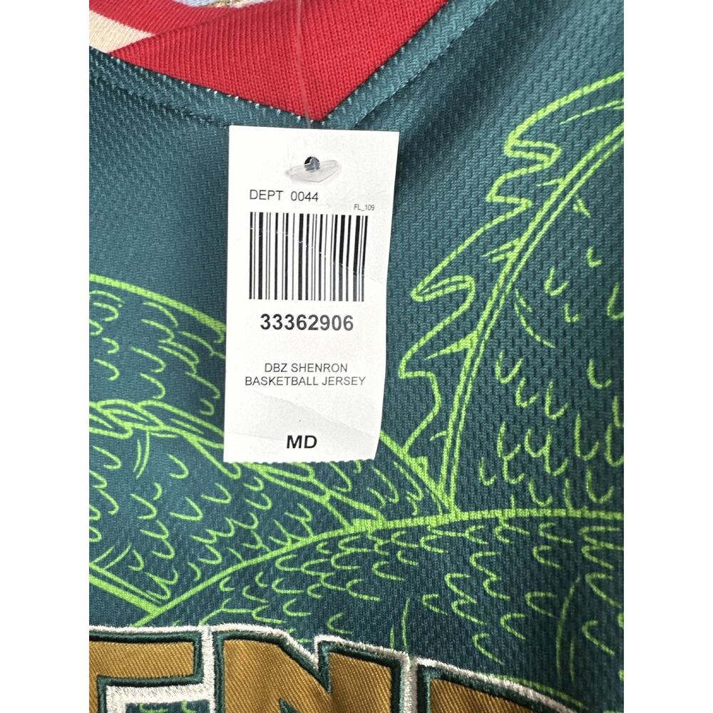 Dragon Ball Z Shenron Basketball Jersey DBZ 07 Patch Embroidered BoxLunch Medium - Picture 7 of 11